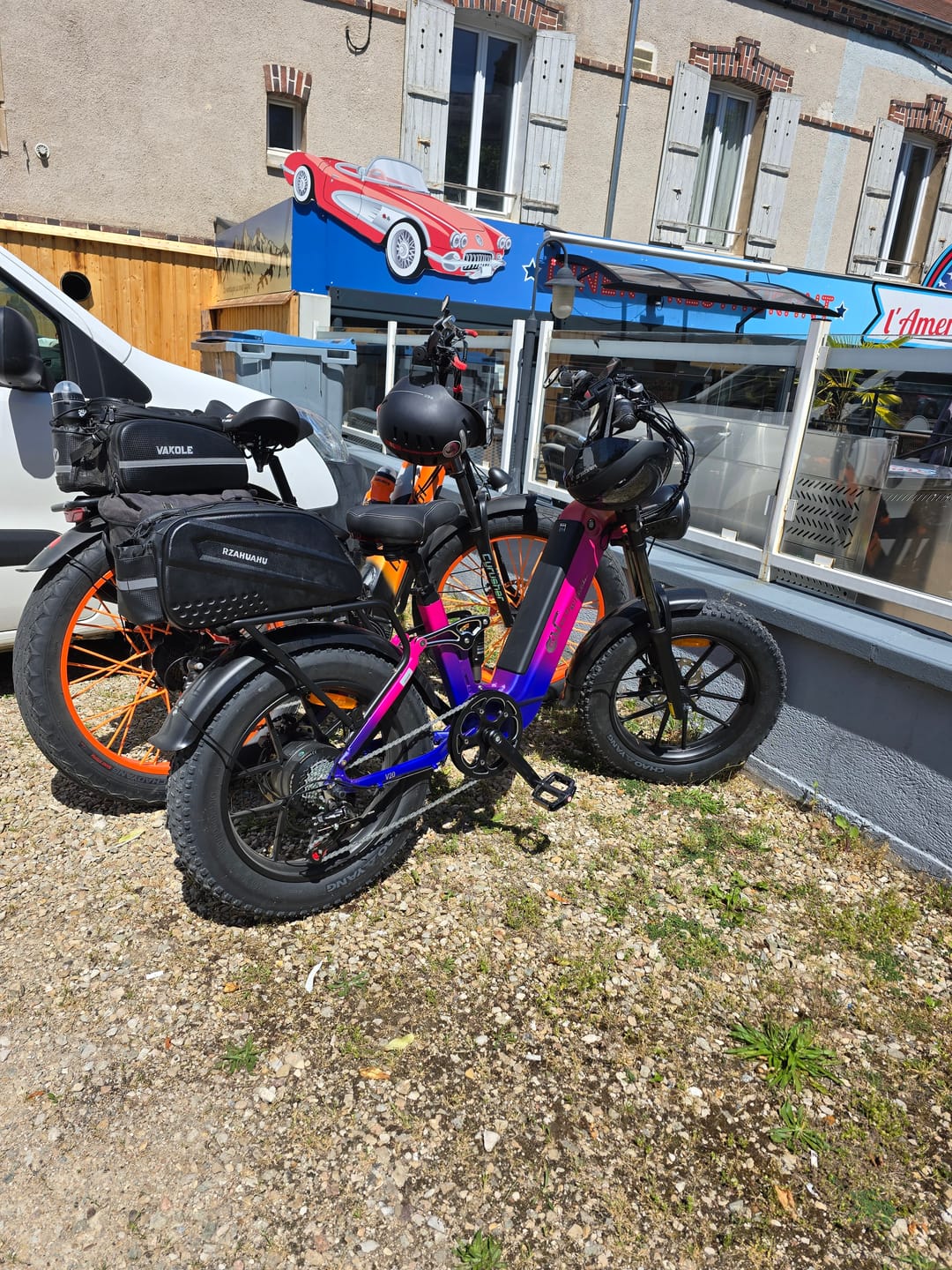 Customer photo review of CMACEWHEEL V20 750W 20" Fat Bike 960Wh Full Suspension E-bike with Torque Sensor 48V 20Ah Battery