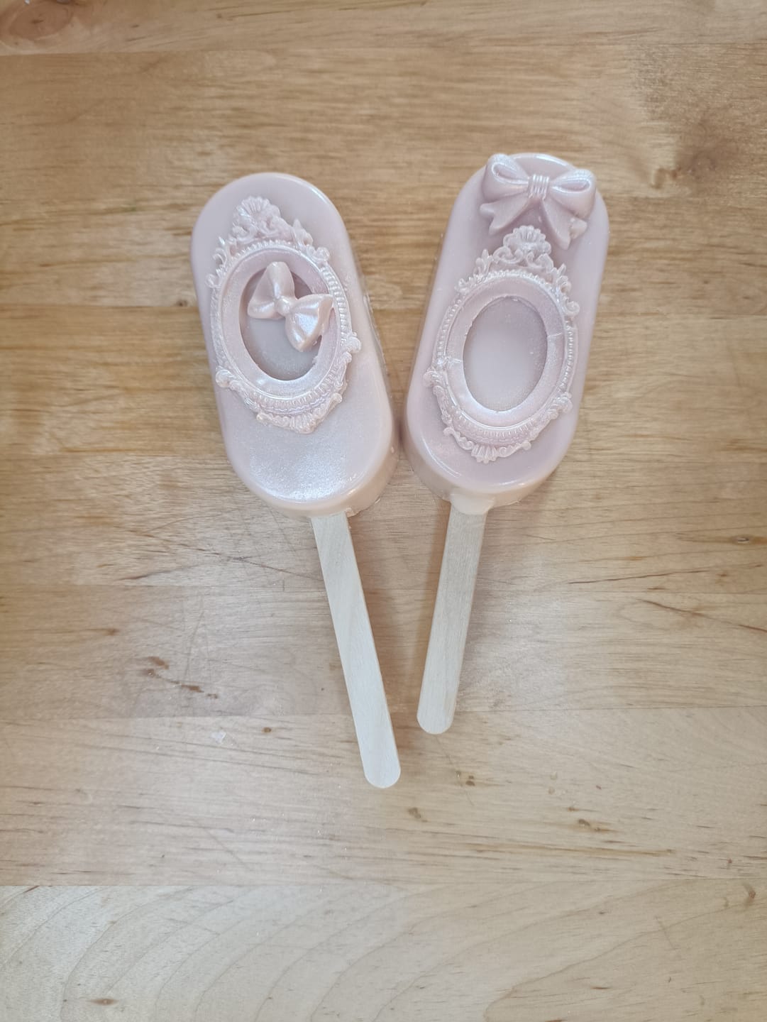 Customer photo review of SPECIAL καλούπι σοκολάτας γλειφιτζούρια popsicles
