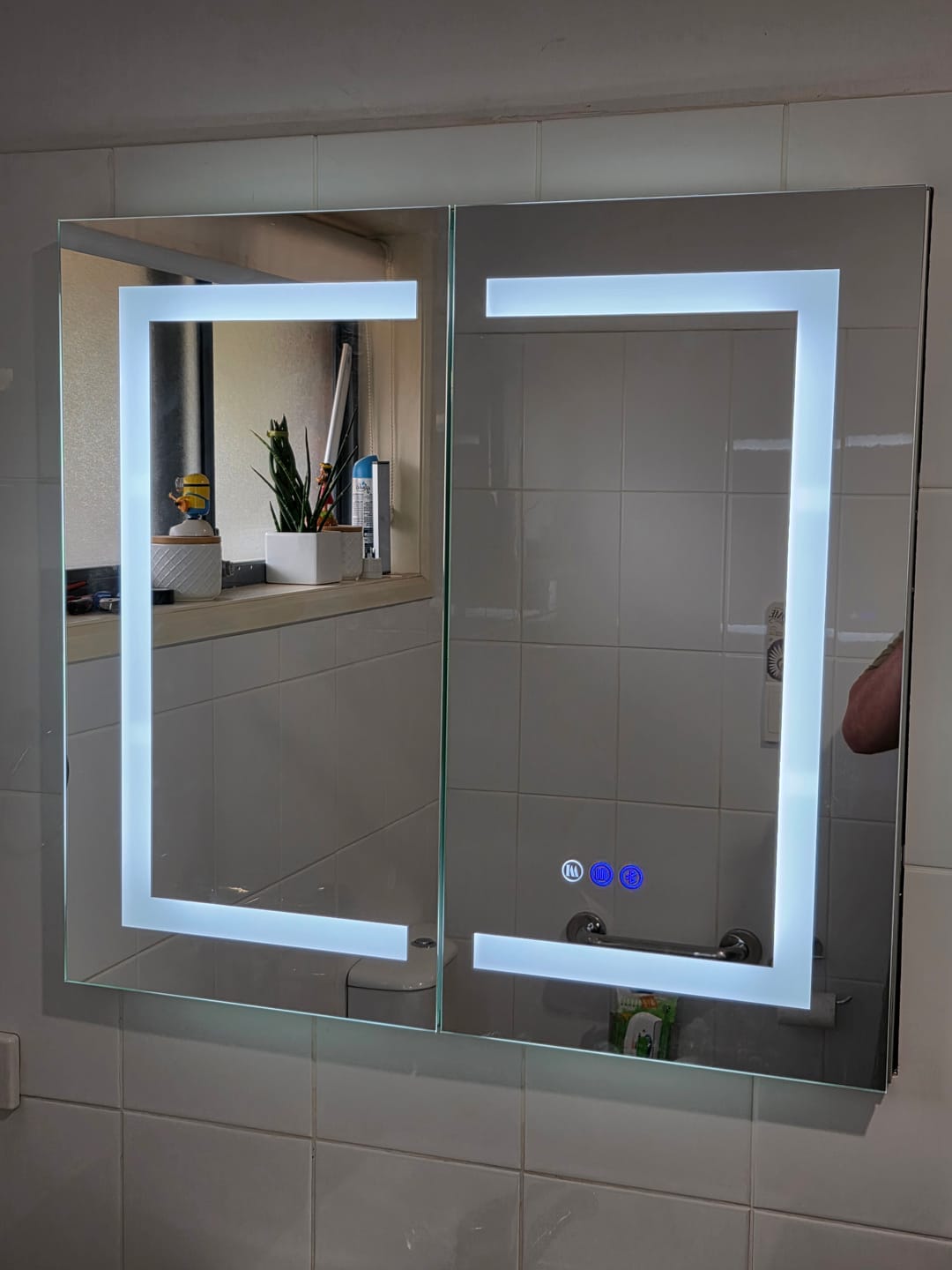 Customer photo review of Milan Mirror Cabinet
