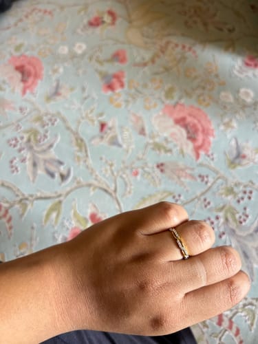 Customer photo review of Braided Chain Links Ring