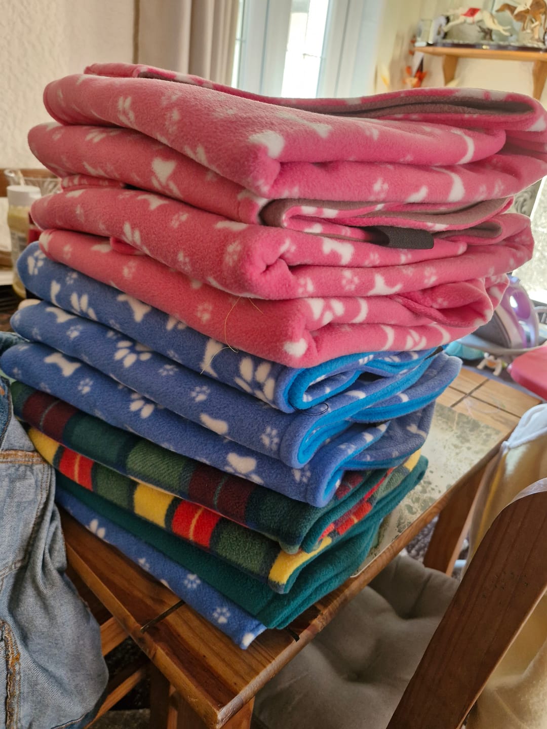 Customer photo review of Paw Print & Bones Anti Pill Polar Fleece Fabric