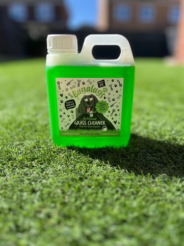Customer photo review of Artificial Grass Cleaner in Fresh Cut Grass Fragrance