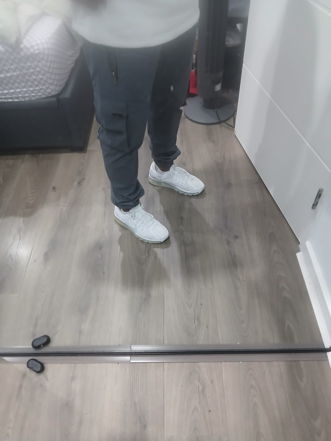 Customer photo review of Charcoal Cargo Pants V2