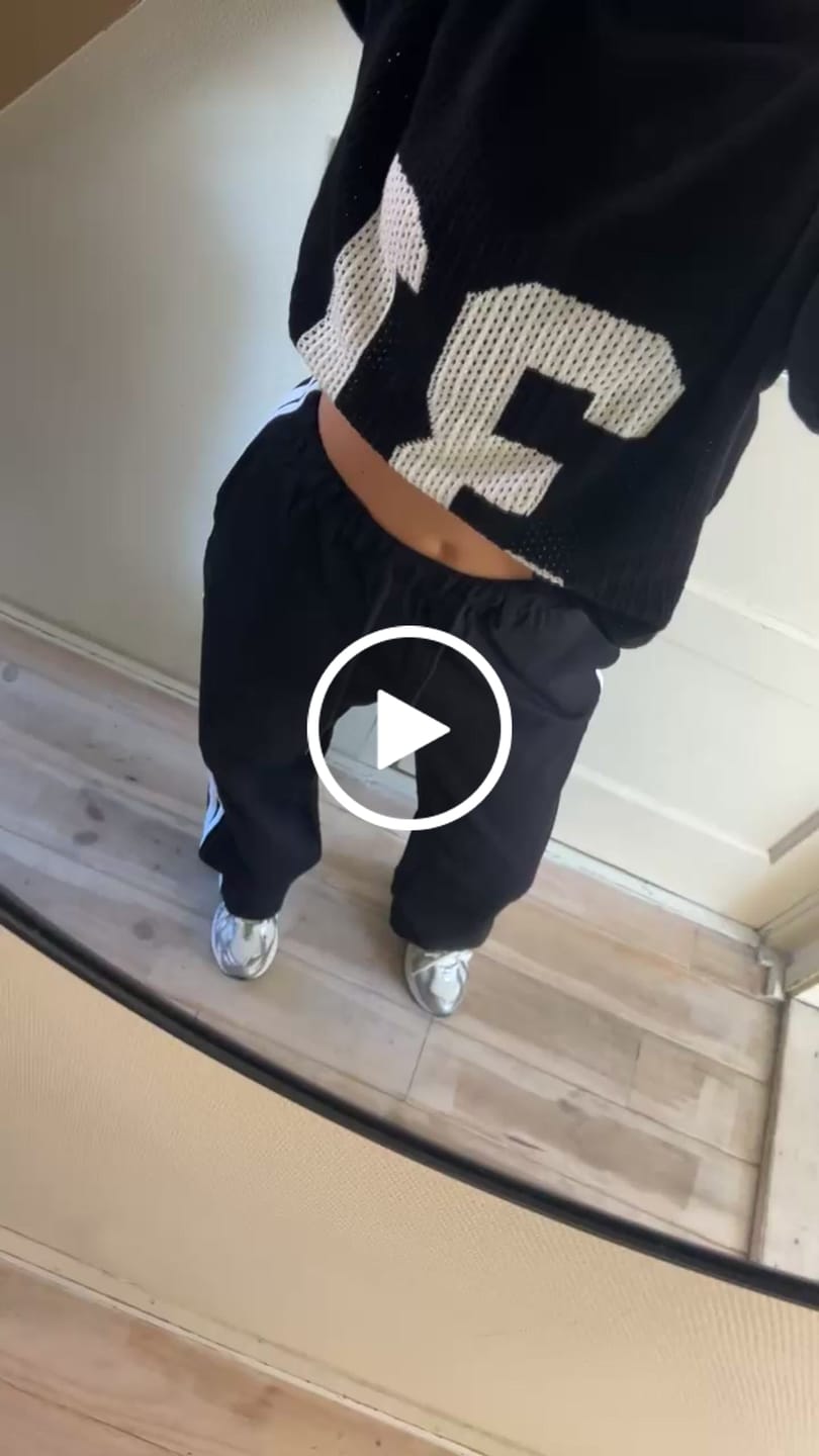 Customer video review of KNIT JERSEY BLACK