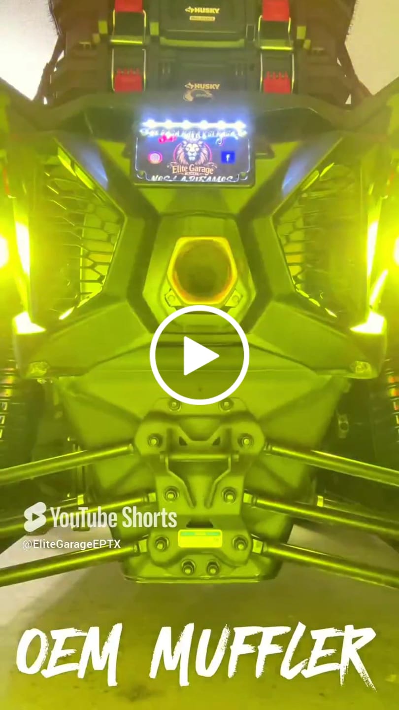 Customer video review of RPM Can-Am X3 Muffler Delete " Slip On " Exhaust Race Pipe