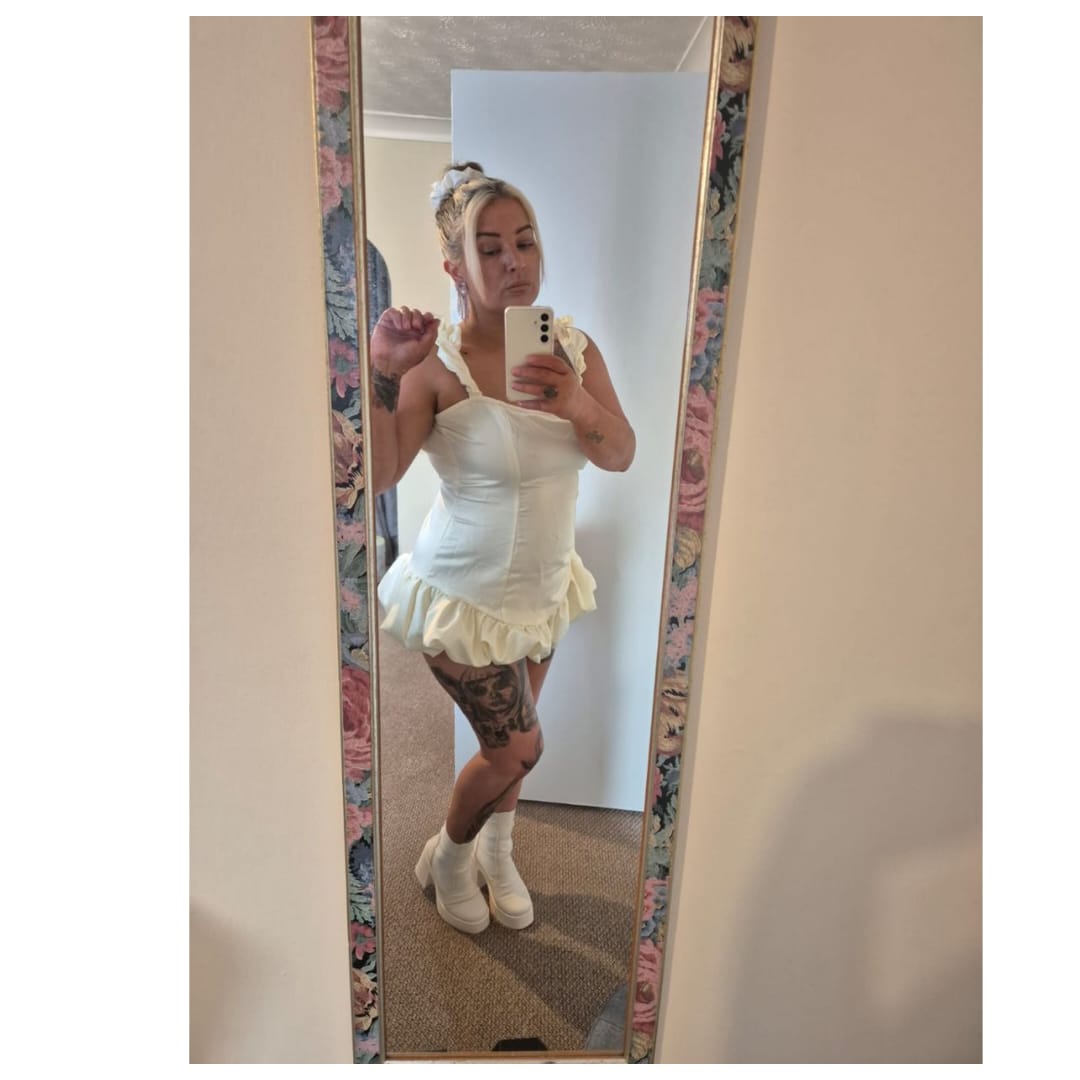Customer photo review of You Make Me Foam Tanning Mousse