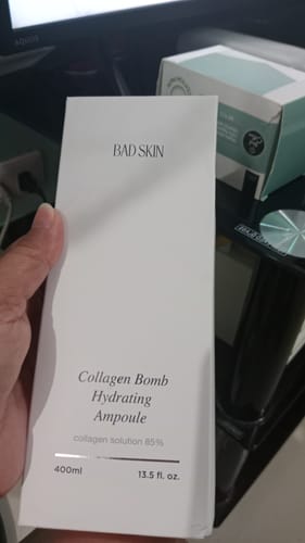 Customer photo review of Bad Skin™ Korean Collagen Bomb Hydrating Ampoule