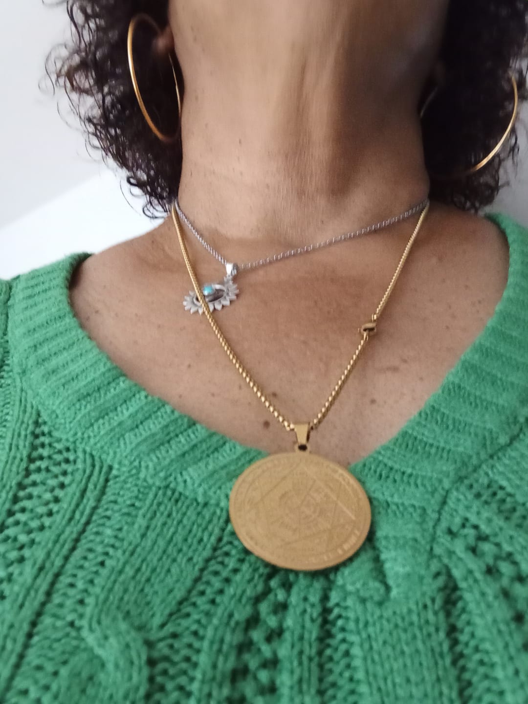 Customer photo review of Pendentif Sceau des 7 Archanges
