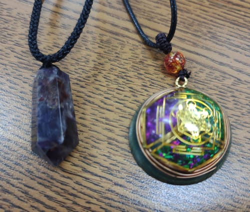 Customer photo review of 2x Magnetic Energy Talismans (1+1 Half Price BUNDLE)