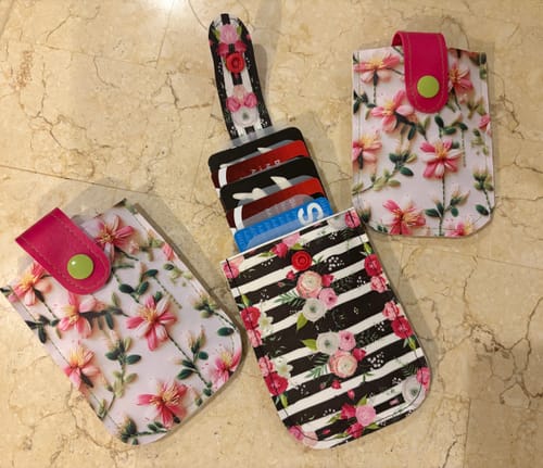 Customer photo review of POCH - Pull-out Card Holder Pattern