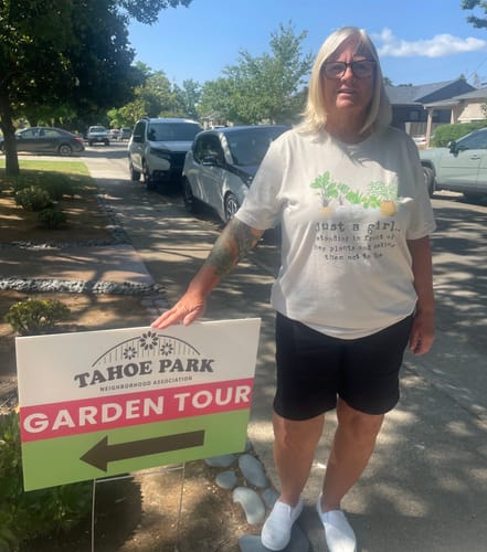 Customer photo review of Just a Girl T-Shirt