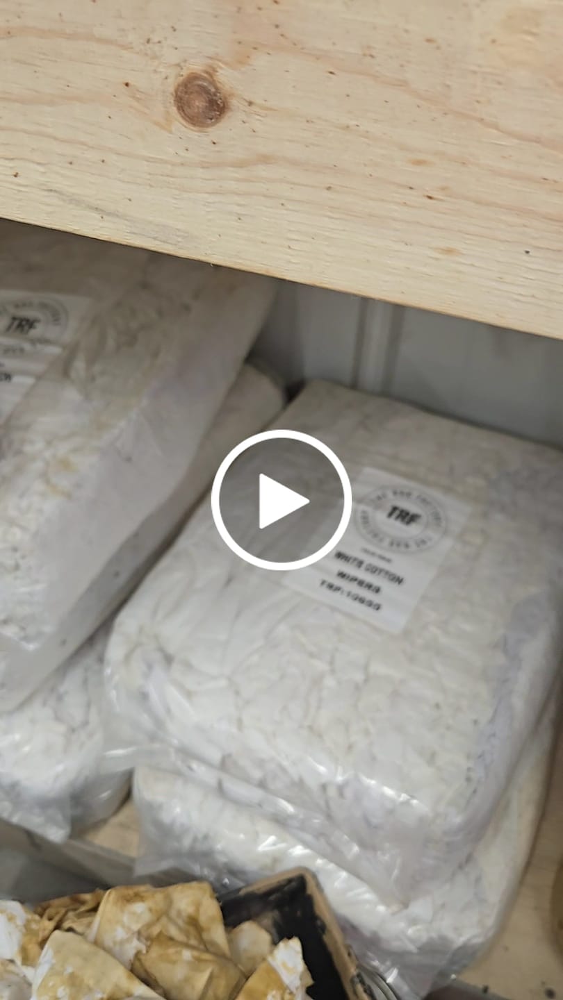 Customer video review of White Cotton T-Shirt Wipers