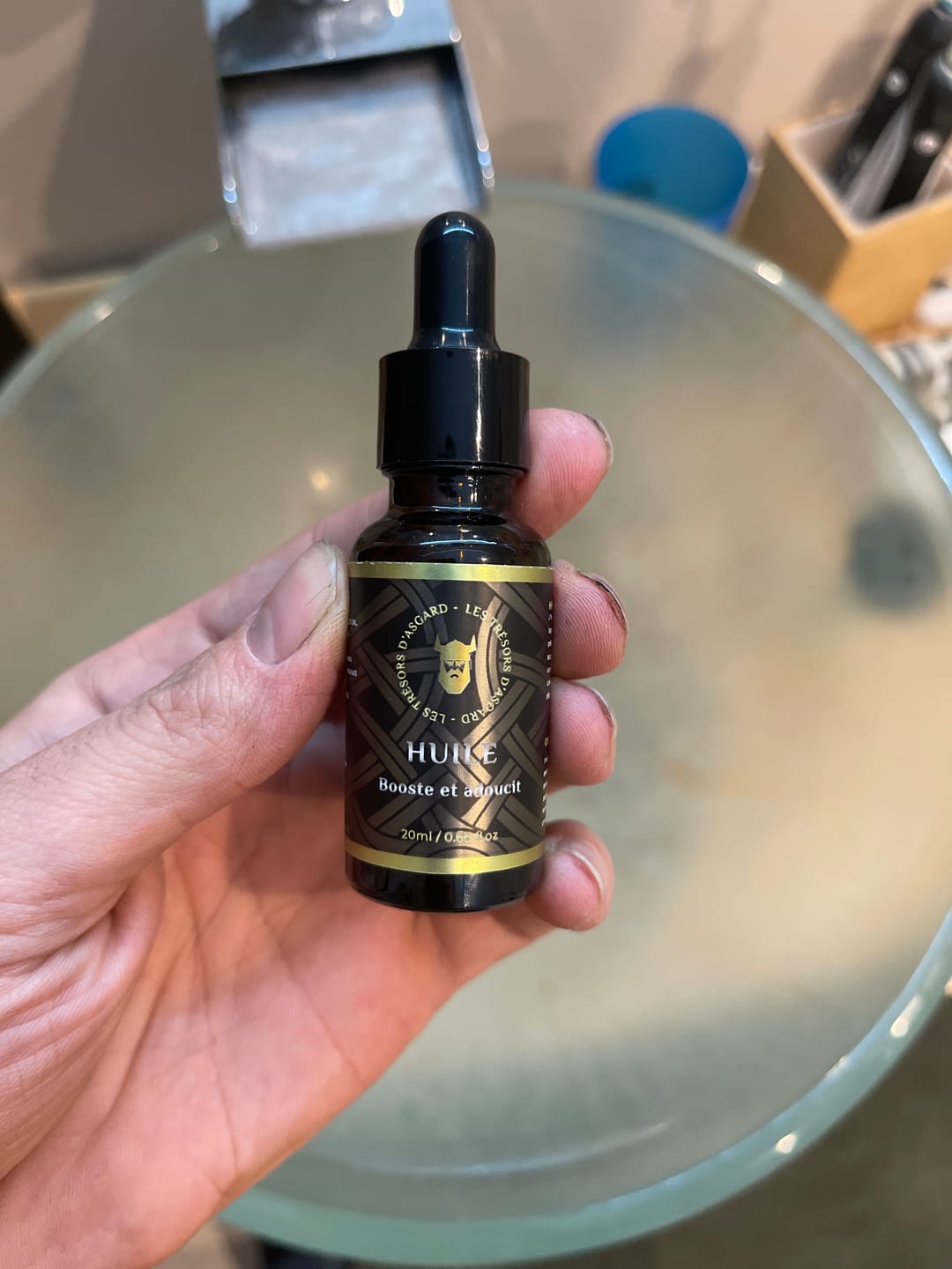 Customer photo review of Huile Soin barbe d'Asgard | Nutrition Intense et Brillance Naturelle