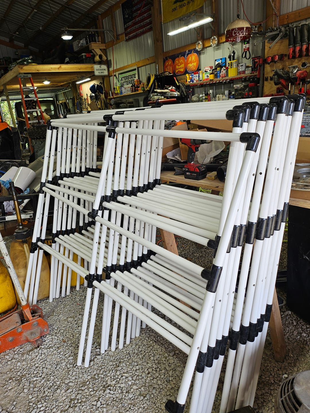 Customer photo review of DIY Honey-Do Box Set: EconoLine (12 Panels; 3 Rails)