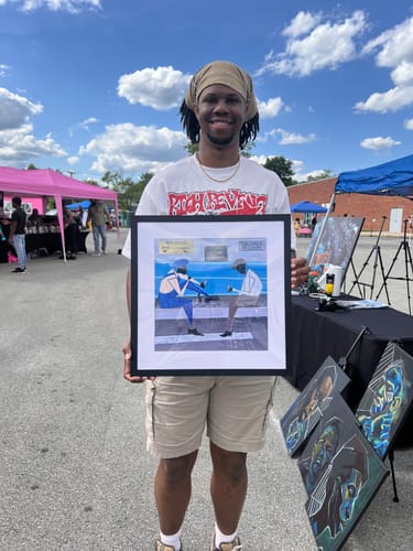 Customer photo review of 11x14 Giclee Fine Art Prints