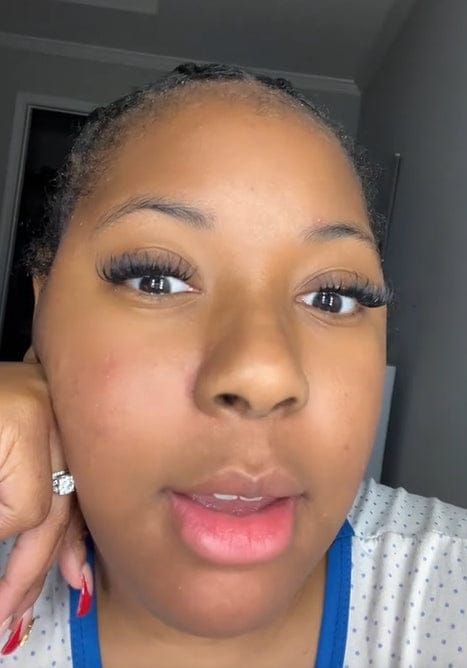 Customer photo review of Lash Bond & Seal - Black 10ml