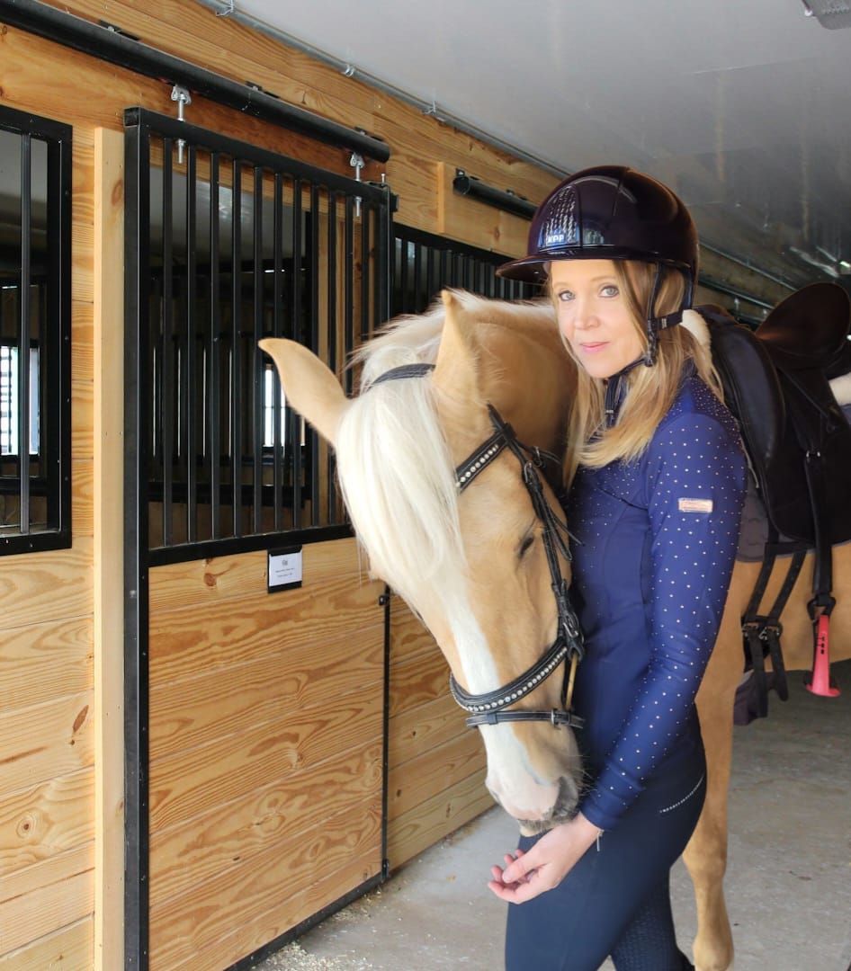 Customer photo review of KYLIE - BASE LAYER LONG SLEEVE | NAVY ROSE GOLD CRYSTAL