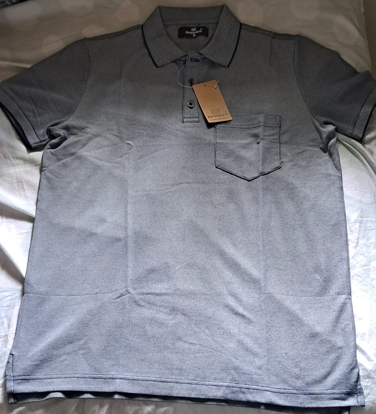 Customer photo review of Golf Polo -Iron Gray T-Shirts For Men | Ariser