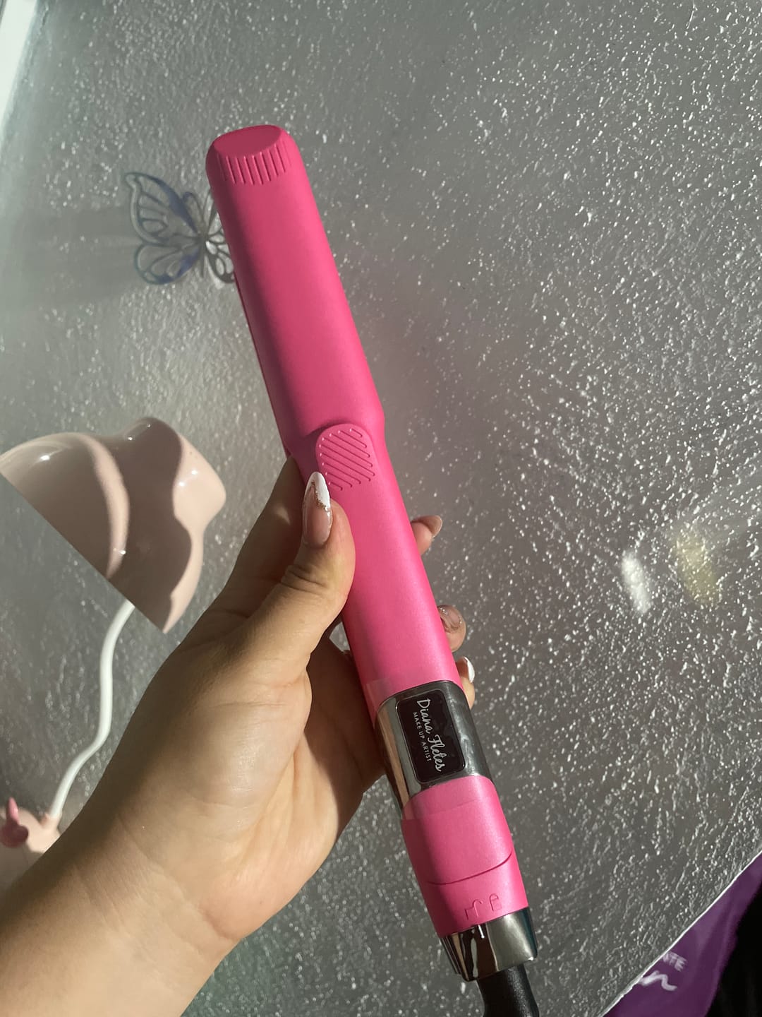 Customer photo review of Plancha Profesional Titanium con Tecnología Italiana Diana Fletes