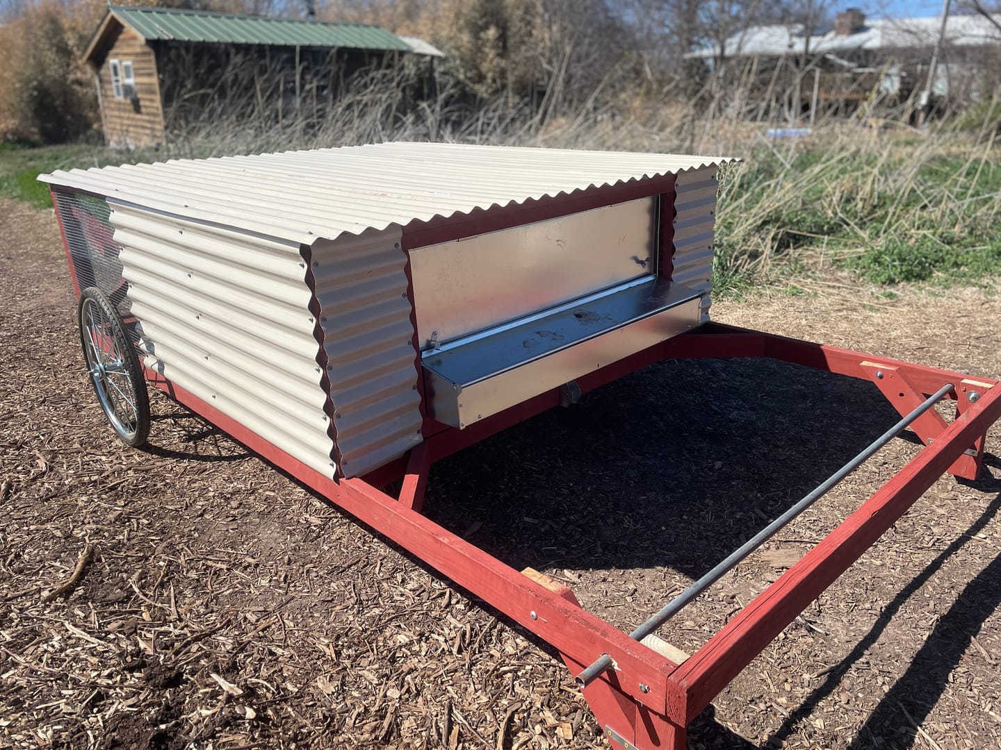Customer photo review of X-Large (72") Reversible Rollout Nest Box (Up to 75 Hens)