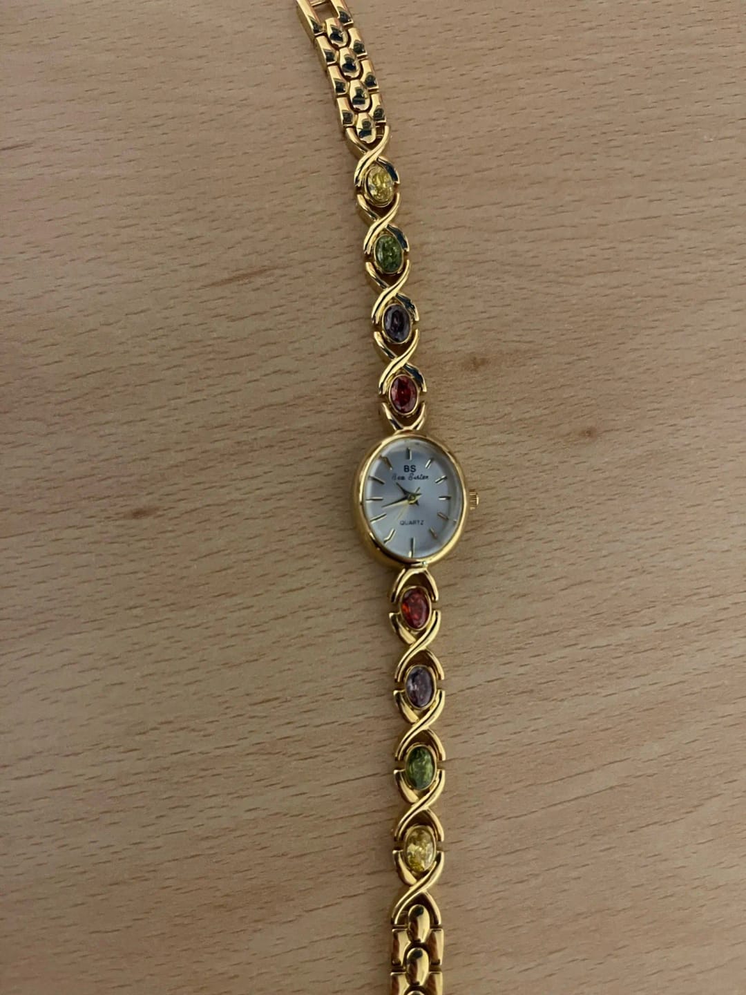 Customer photo review of The Odessa Watch (Colourful Gemstone)