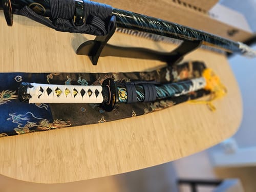Customer photo review of Ghost of Tsushima Swords Kit - Katana & Tanto