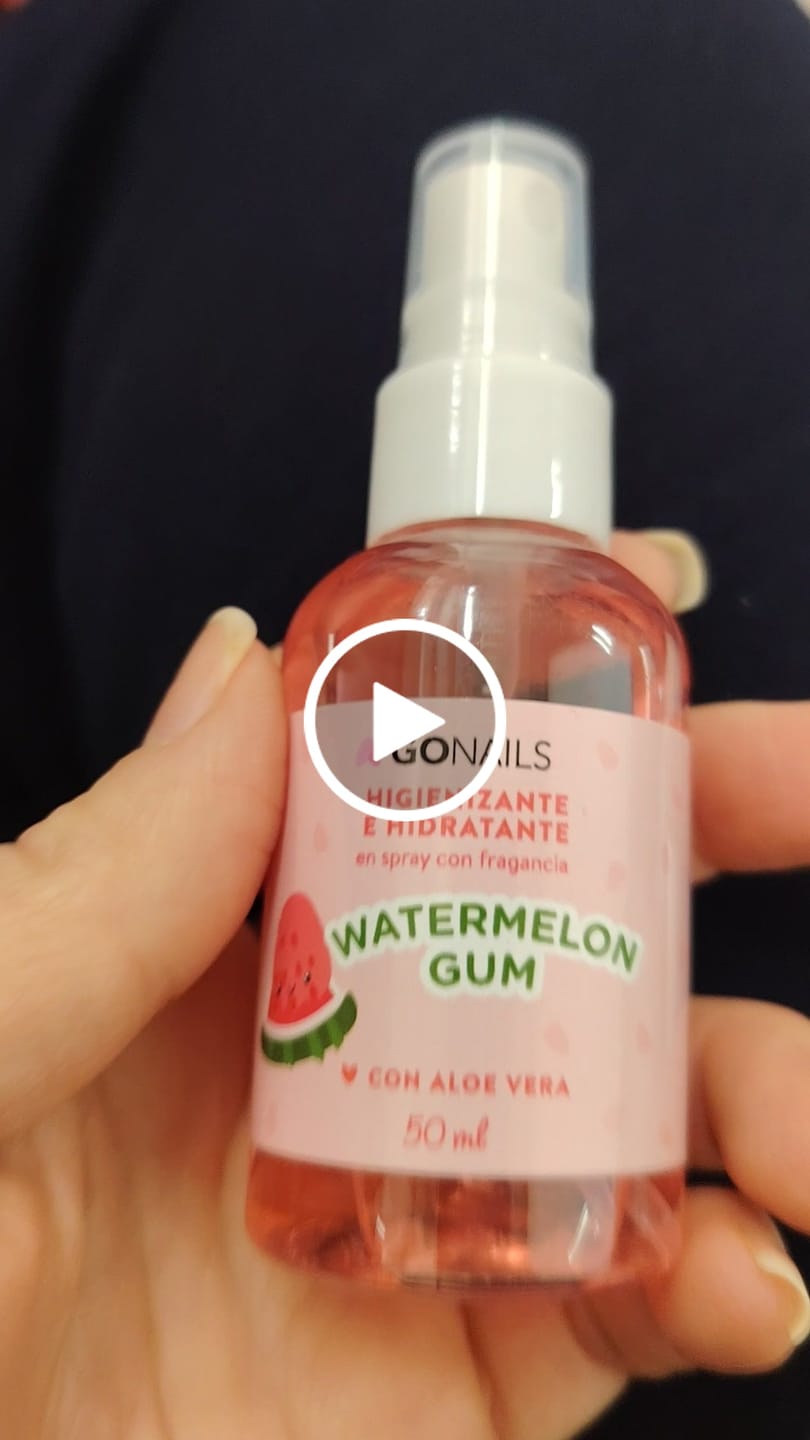 Customer video review of Higienizante e Hidratante de Manos y Pies - Chicle de Sandía