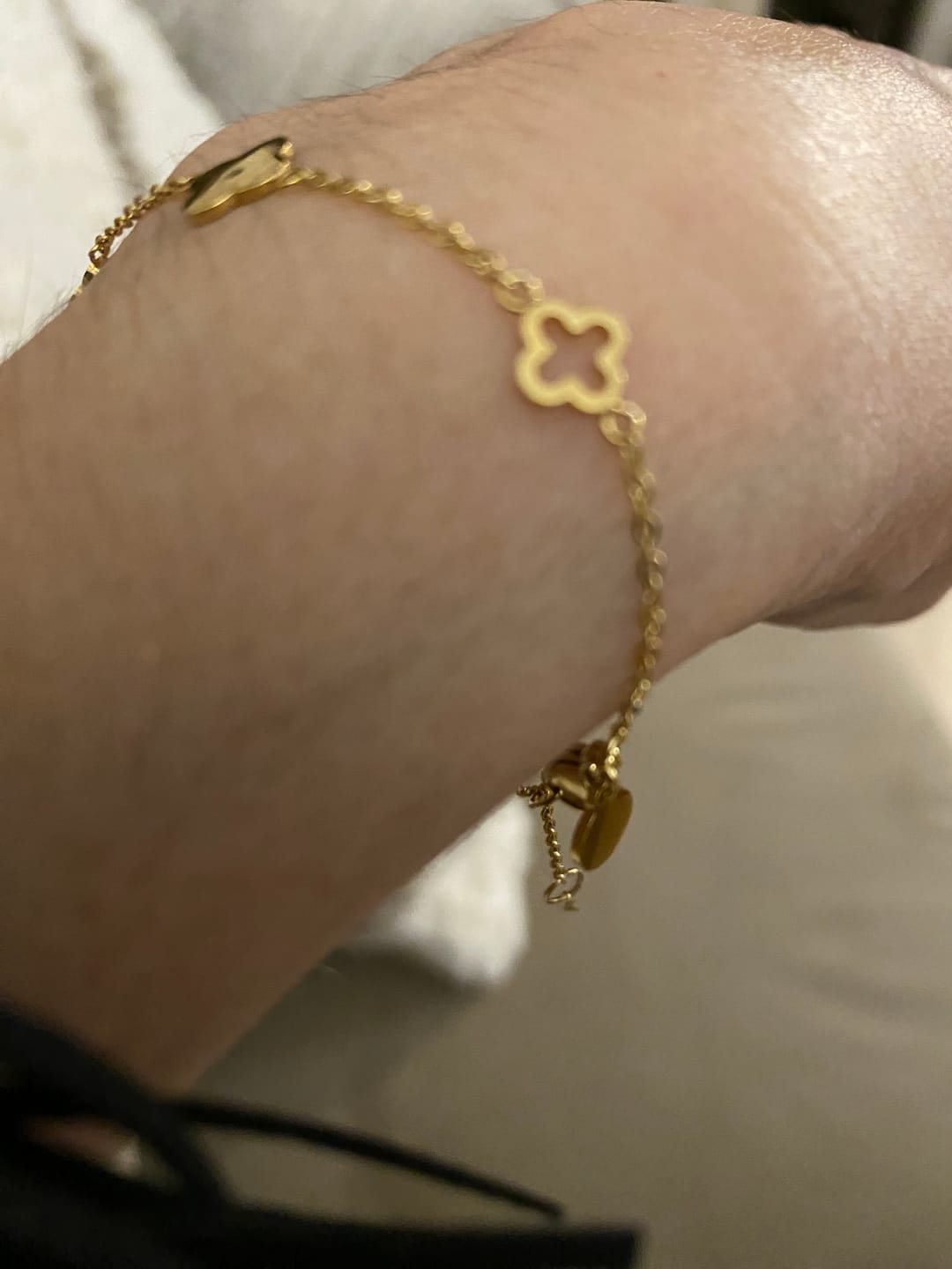 Customer photo review of Multi Clover Bracelet
