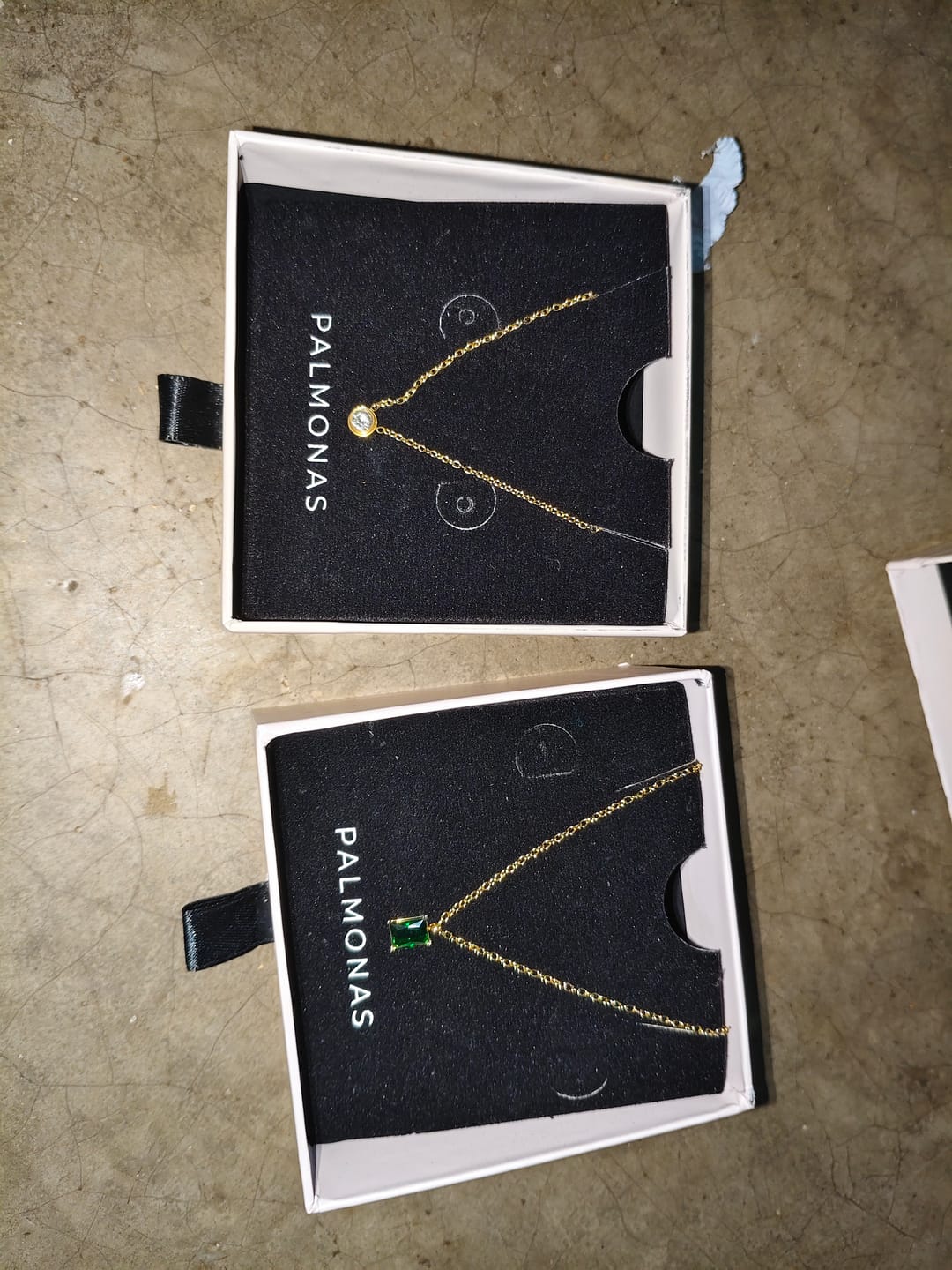 Customer photo review of Emerald Aventurine Necklace
