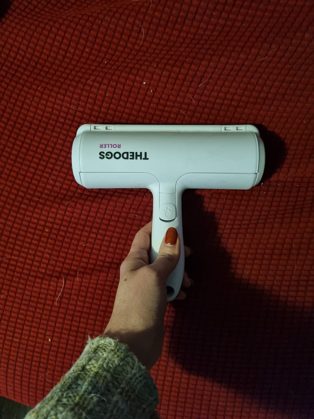 Customer photo review of The Dogs Roller: Elimina pelos y pelusas