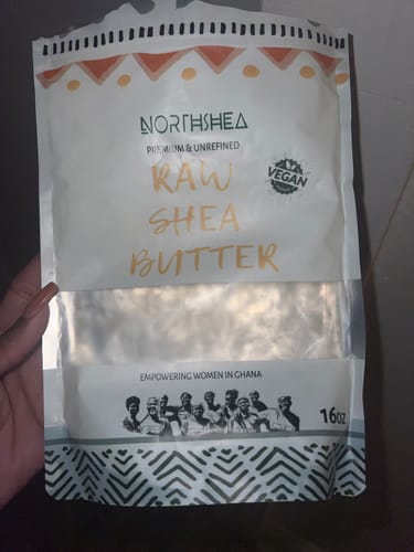 Customer photo review of Premium + Authentic Raw Shea Butter