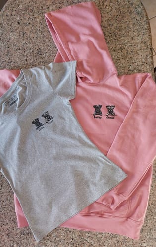 Customer photo review of Illustrated Pets HOODIE (Unisex)