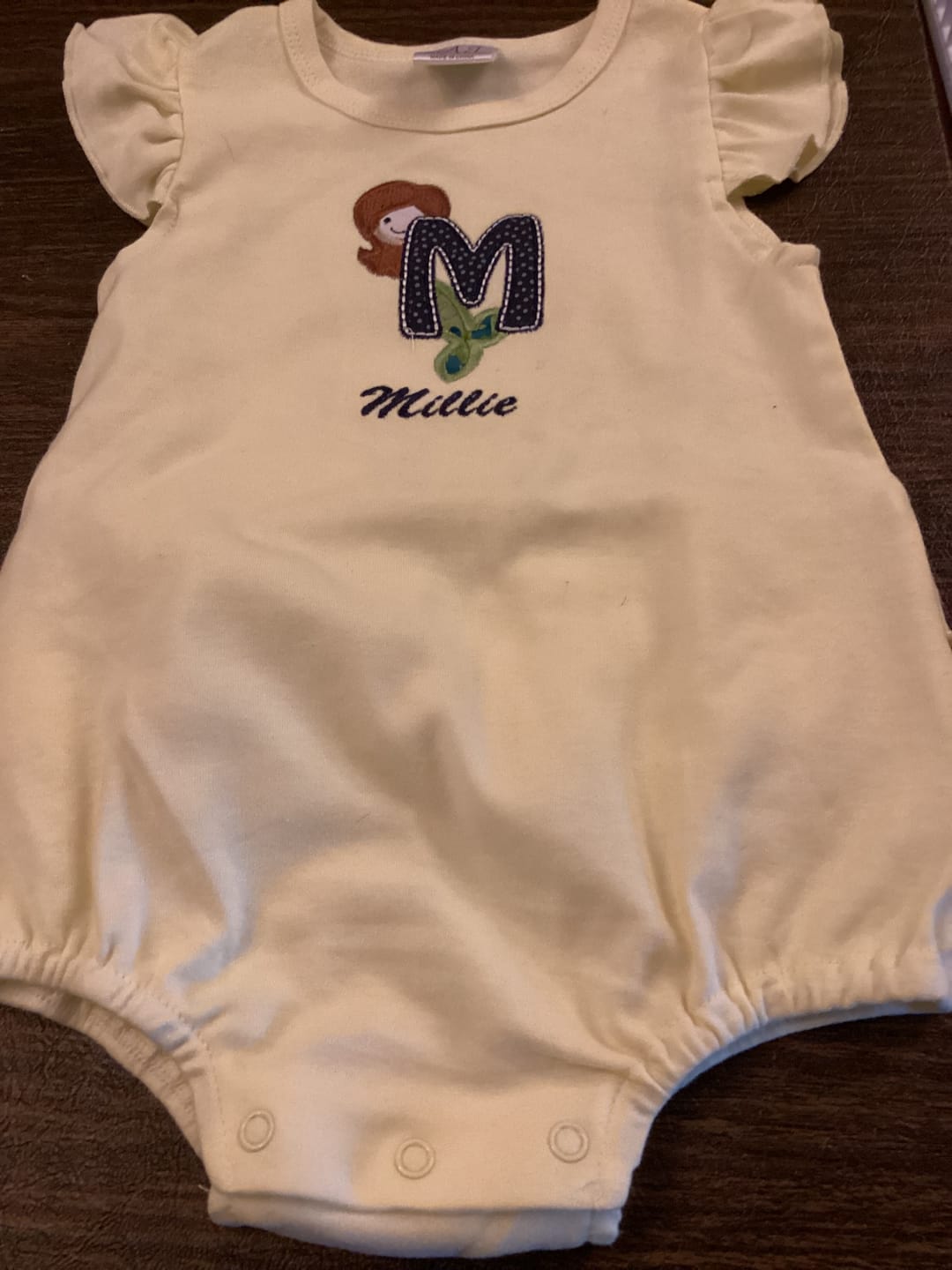 Customer photo review of Girls Ruffle Bum Bubbles