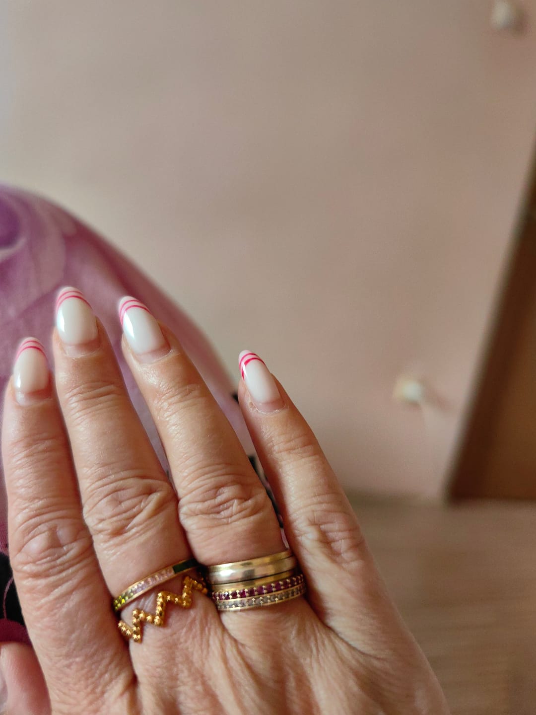 Customer photo review of Inel Rainbow - Gold