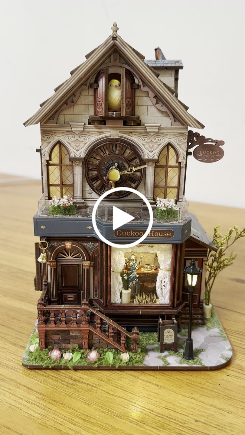 Customer video review of Cuckoo House DIY 3D Wooden Puzzle