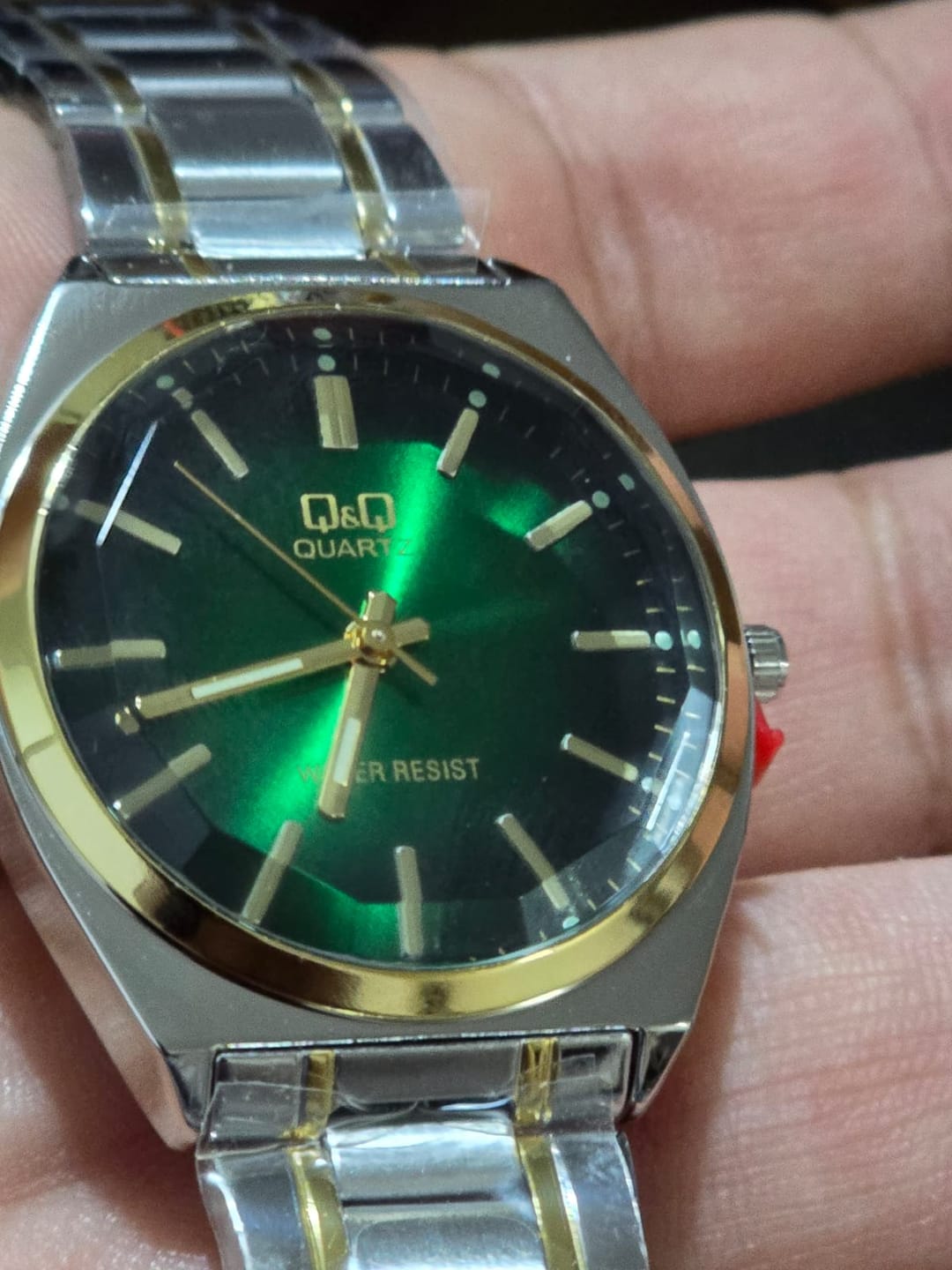 Customer photo review of Reloj Q&Q JDM QB78-422 Cristal Mineral Biselado 36mm