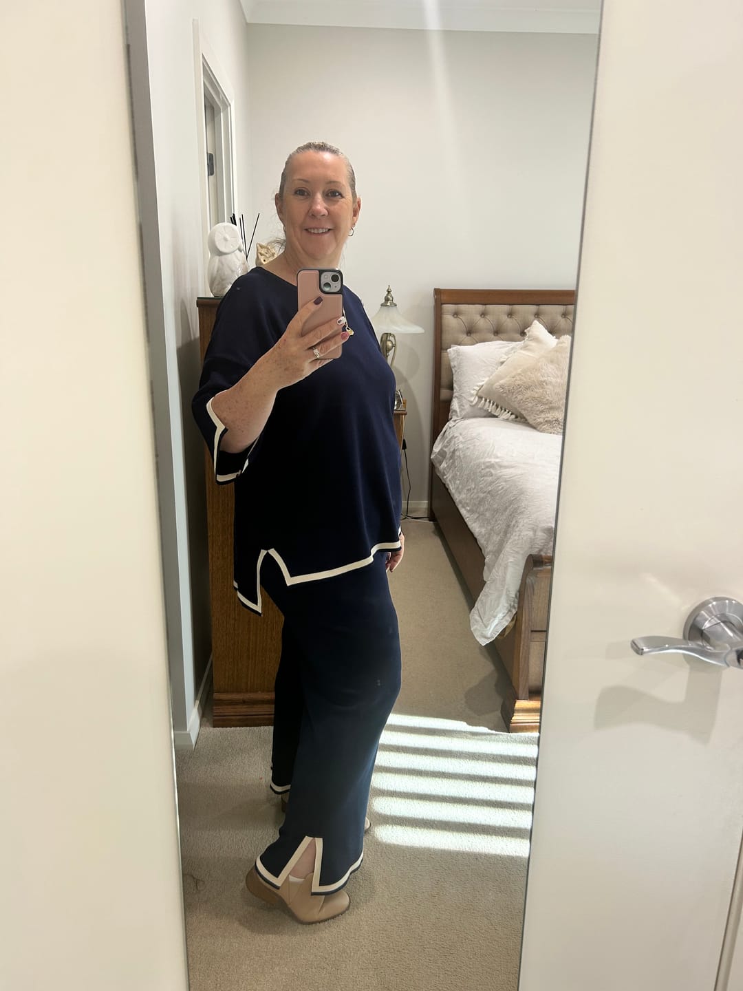Customer photo review of Harlina Set in Navy