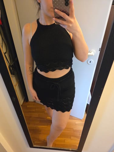Customer photo review of Completo Estivo in maglia - nero