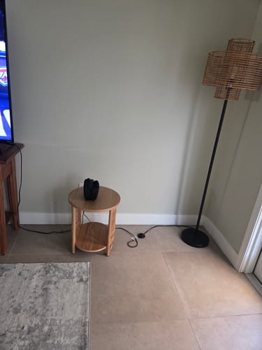 Customer photo review of Flycity Boho End Side Table with 2 Storage Space