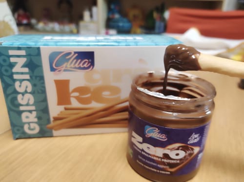 Customer photo review of Crema proteica gusto nocciola e cacao