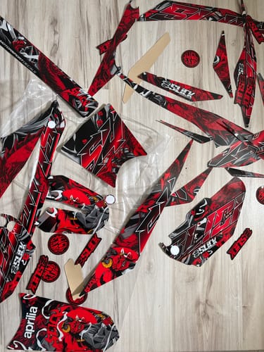 Customer photo review of NEW! SAMURAI - GRAPHICS KIT