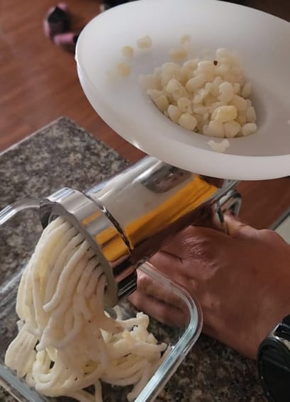 Customer photo review of Manual Meat Grinder