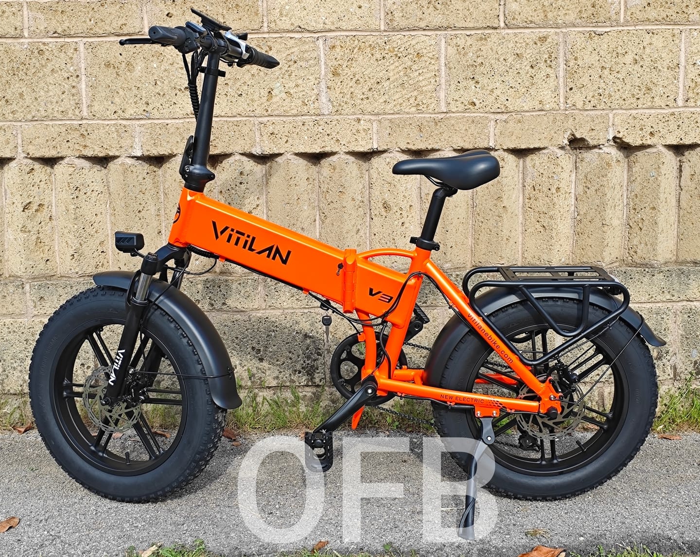 Customer photo review of V3 2.0 Folding Fat Tires Adult All Terrain Electric Bike
