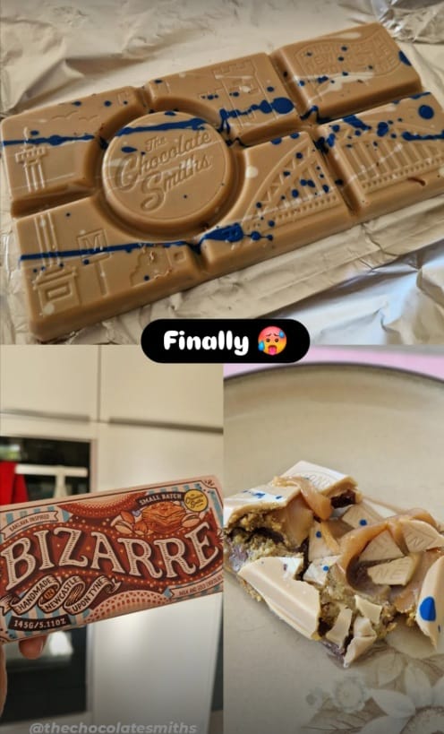 Customer photo review of The Geordie Bar double chocolate and caramel filled bar 145g