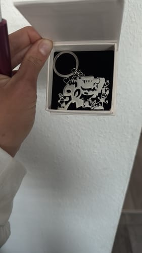 Customer photo review of Persönliche Kinderzeichnung als Halskette oder Anhänger