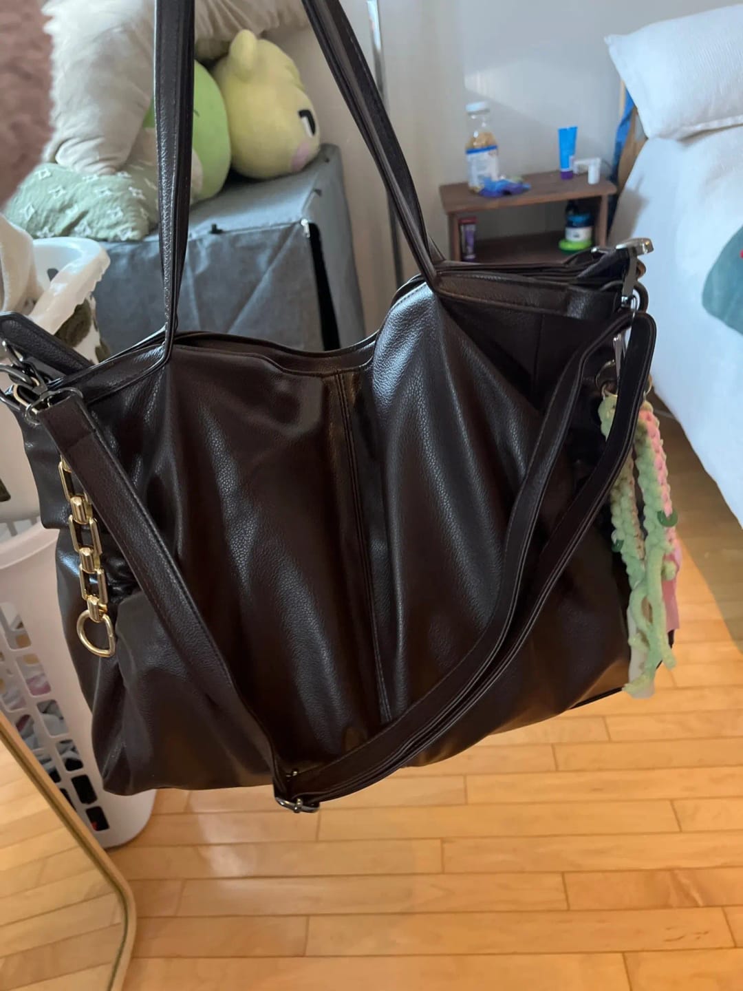 Customer photo review of INES - Sac à Main de Cours en Cuir Souple