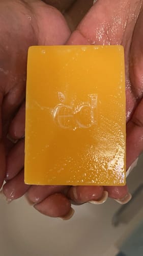 Customer photo review of Turmeric Glow Soap