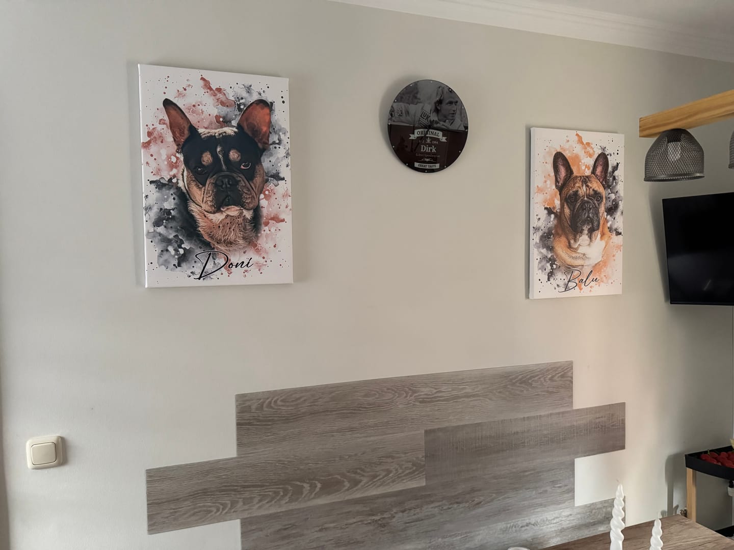 Customer photo review of Tierisches Wasserfarben Portrait