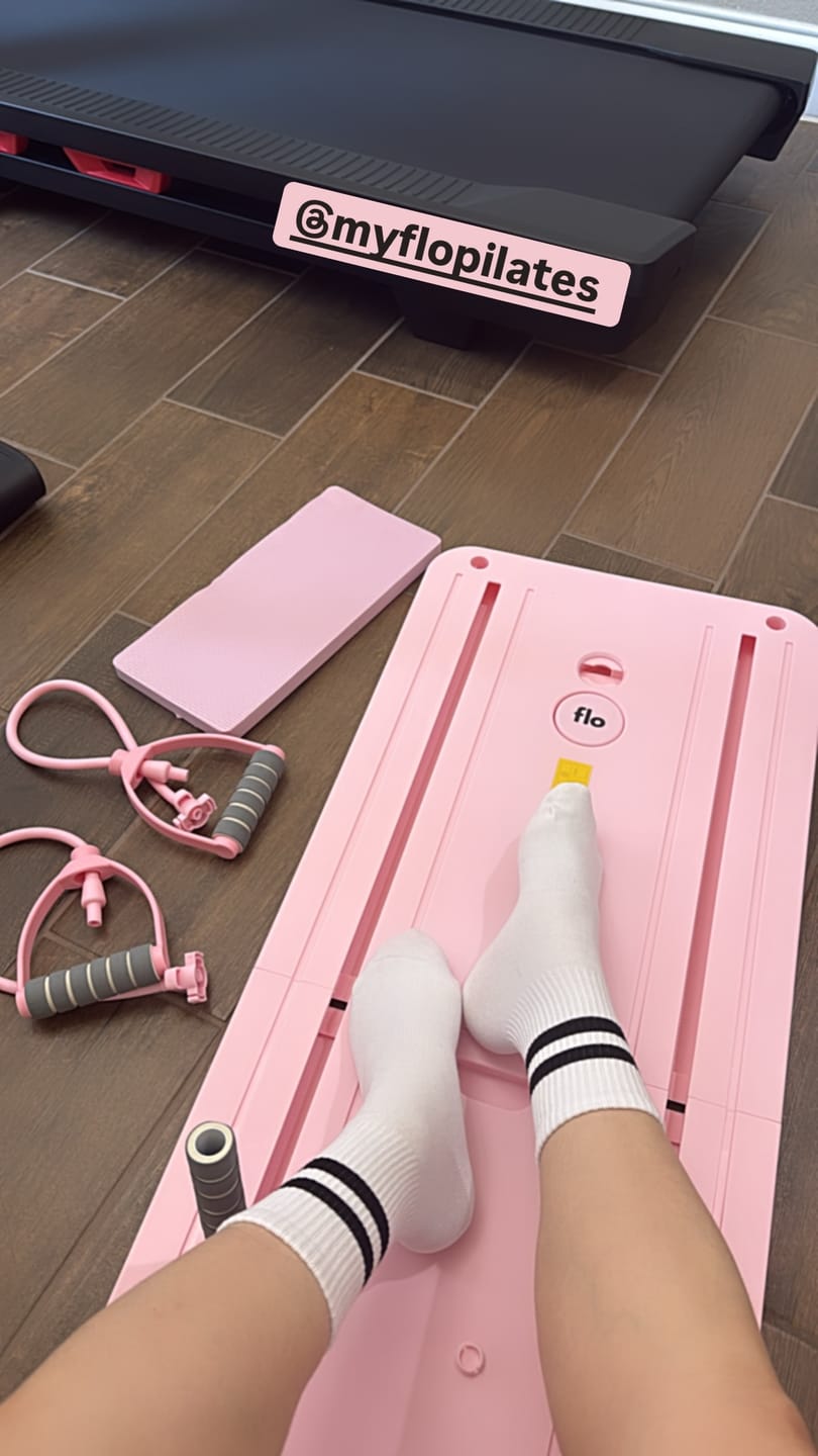 Customer photo review of Pilates Grip Socks
