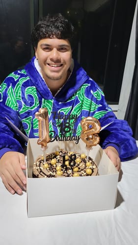 Customer photo review of Triple Chocolate Cake